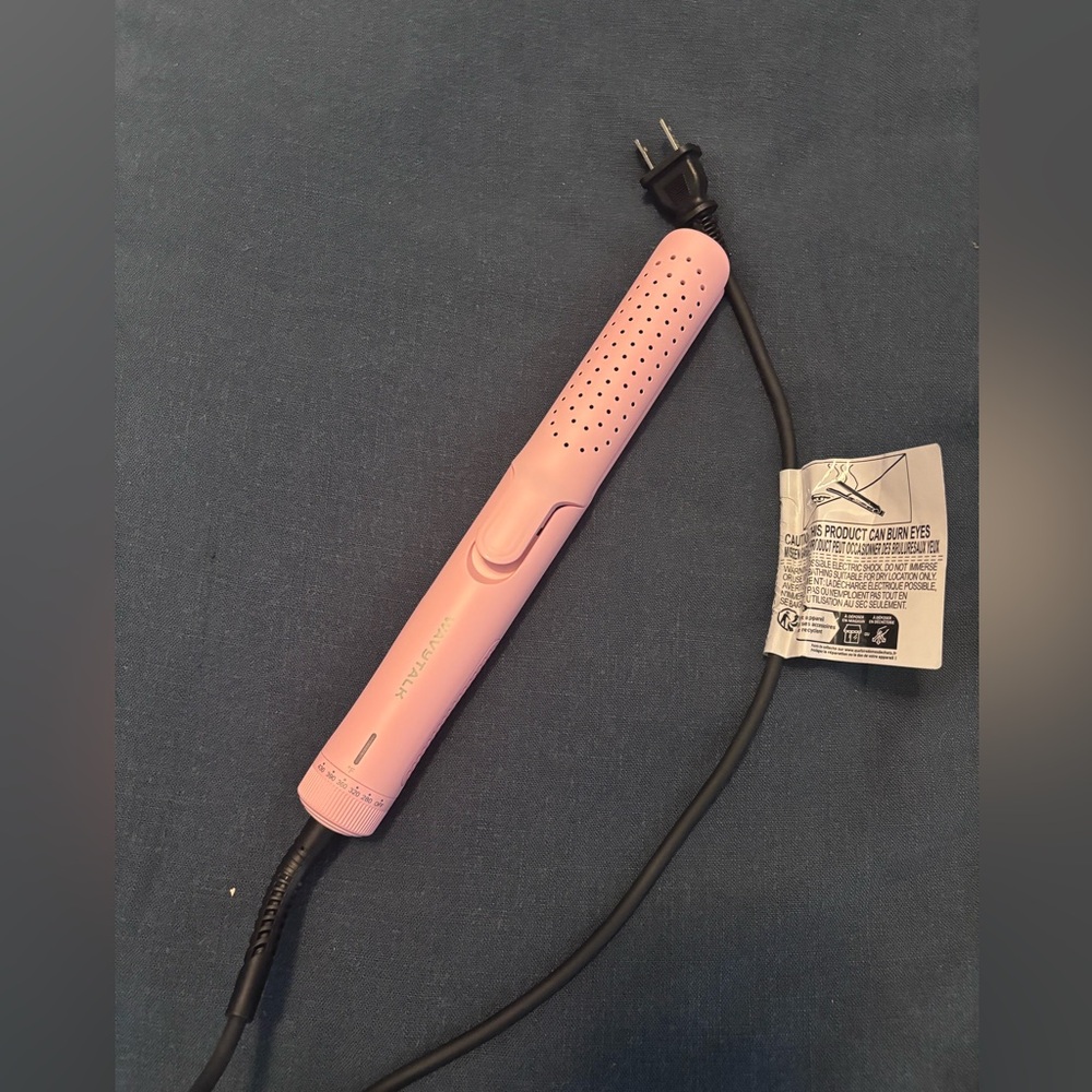 Wavytalk 2 in 1 curling and straightening wand